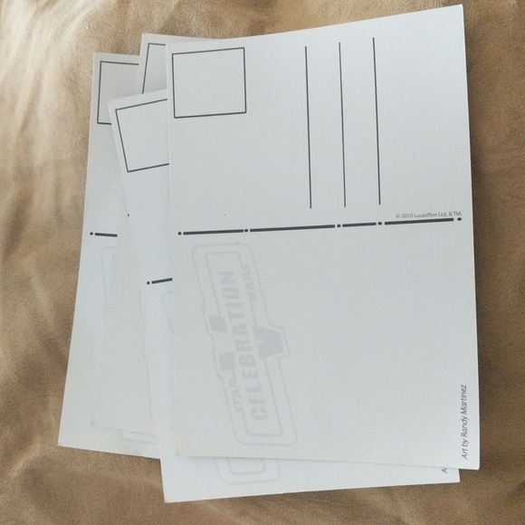 Set of 4 Celebration V 5 Postcards Star Wars Orlando Disney - Picture 3 of 5